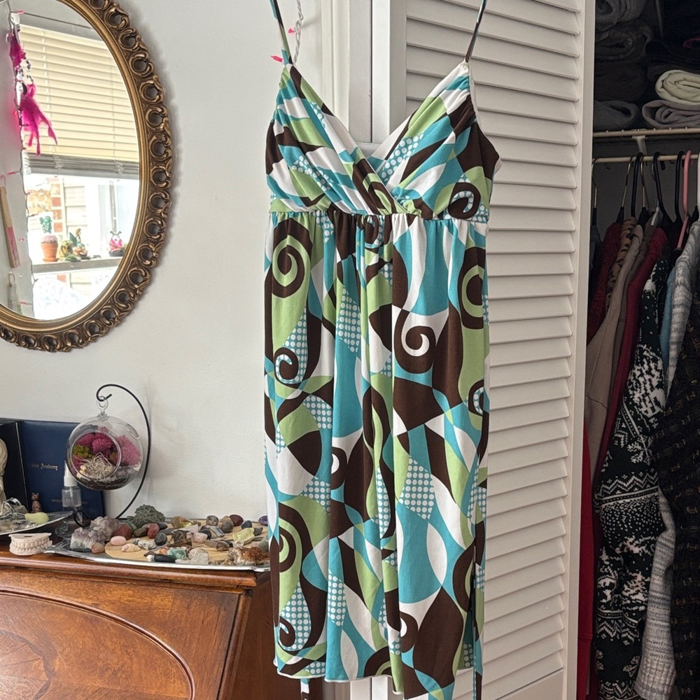 Byer California Multicolor Patterned Dress